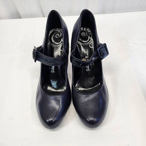 Gabriella Rocha Athens Leather Heels Size 9.5 - Picture 8 of 14